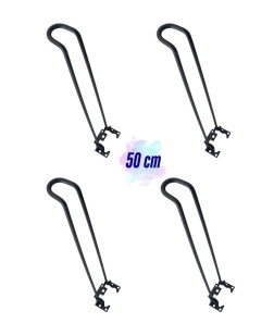 Metal Katlanır Masa Ayağı 50 cm Kamp Masası Ayağı 4 Adet Metal Başlıklı Mobilya Ayağı