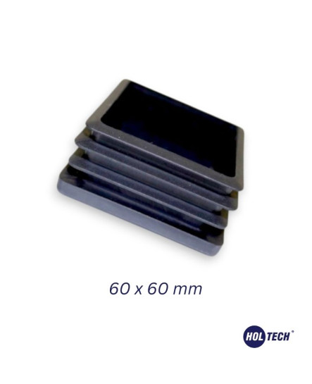 60 x 60 mm kare iç geçme plastik boru profil tapası plastik tıpa plastik takoz 