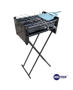 Katlanır Metal Ayaklı Emaye Çelik Katlanır Mangal Özel Çantalı 