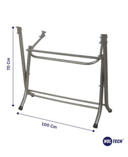 HOLTECH Metal Katlanır Masa Ayağı Çerçeveli , Masa Ayağı , 1. Sınıf Ayak Büyük Boy 32 Lik 1 ml Sac