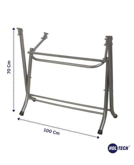 HOLTECH Metal Katlanır Masa Ayağı Çerçeveli , Masa Ayağı , 1. Sınıf Ayak Büyük Boy 32 Lik 1 ml Sac