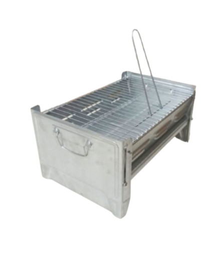 Portatif Katlanır Galvanizli Paslanmaz Çelik Mangal Özel Çantalı 