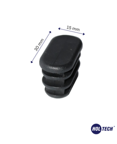 15 x 30 mm Oval Sert Plastik Boru Profil İç Geçme Tapa Mobilya Profil Plastik Tapa ve Tıpaları 