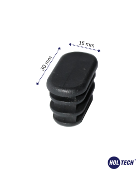 15 x 30 mm Oval Sert Plastik Boru Profil İç Geçme Tapa Mobilya Profil Plastik Tapa ve Tıpaları 