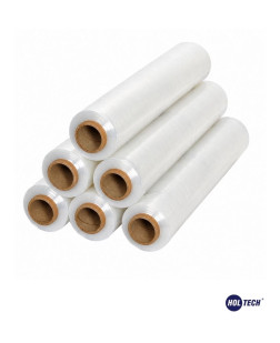50 cm Palet Streç Film 17 Micron Net 2 kg  Strech Film 200 Metre Şeffaf - (6 ADET 1 KOLİ)