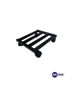Metal Tasarım Tekerlekli Saksı Altlığı 30 Cm Taşınabilir Hareketli Saksılık Damacana Altlığı
