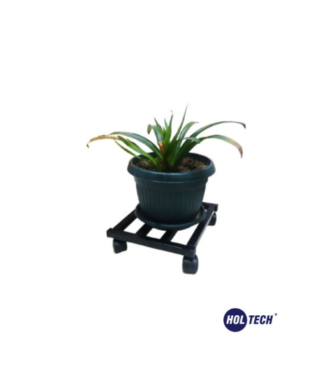Metal Tasarım Tekerlekli Saksı Altlığı 30 Cm Taşınabilir Hareketli Saksılık Damacana Altlığı