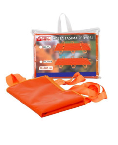 Hasta Taşıma Transfer Sedyesi Emniyet Kilitli Çantalı 70x200 Cm İş Güvenliği Sedye 