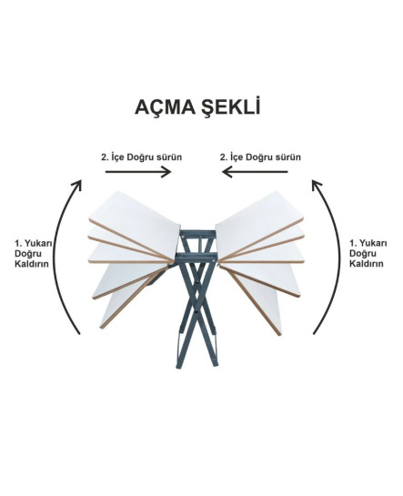 Katlanır Kamp Masası Metal Ayaklı Mdf Masa Katlanır Kamp Masası Metal Ayaklı Mdf Masa
