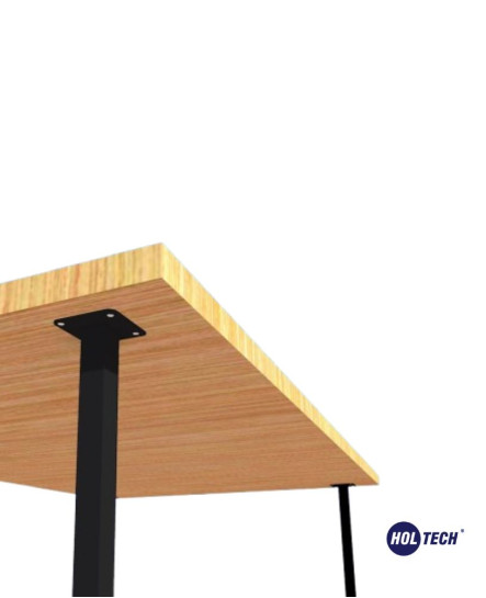 Metal Masa Ayakları Dayanıklı Kare Profil 75 Cm Siyah 4 Adet
