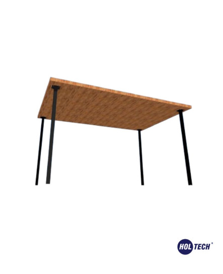 Metal Masa Ayakları Dayanıklı Kare Profil 75 Cm Siyah 4 Adet