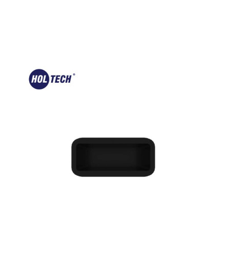 20x40 mm Sert Plastik Masa Sandalye Kutu Profil Tapası Siyah 